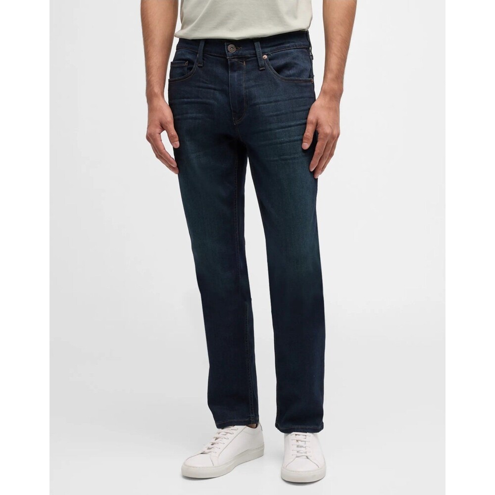 Paige Men's Cellar Dark Wash Transcend Fiber Federal Slim Straight Jeans 31